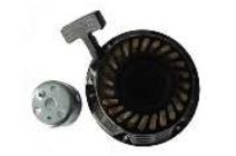 Honda Recoil Starter Assembly (Black) Metal Dogs & Cup